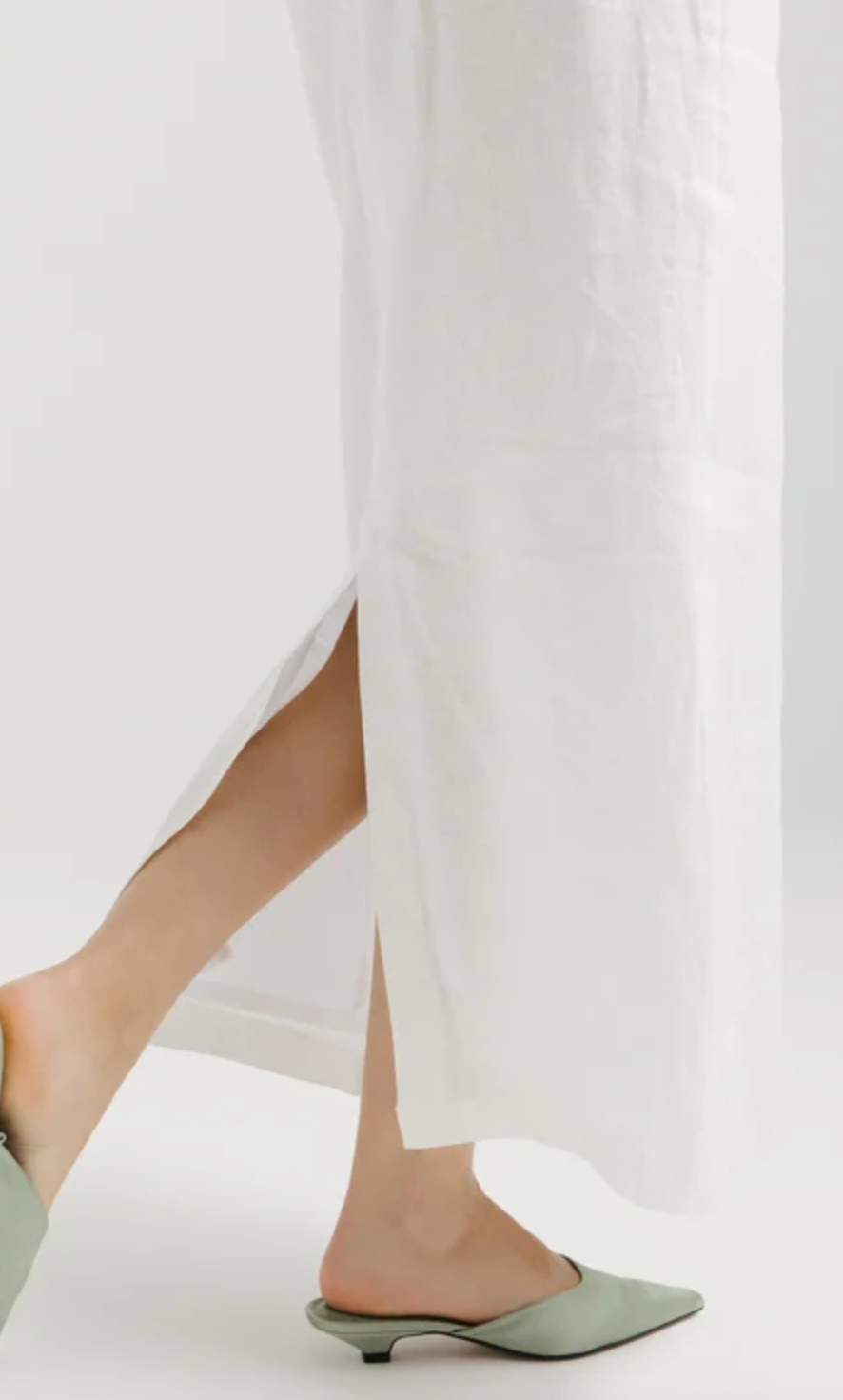 HAM FABRICS - Jupe en lin Slim