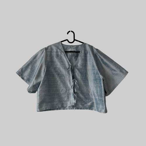 DAMYAS - Blouse en Shantung de Soi - Cinderella
