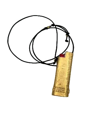 MAISON MARA - COLLIER BRICKET "LOVE IS FIRE"