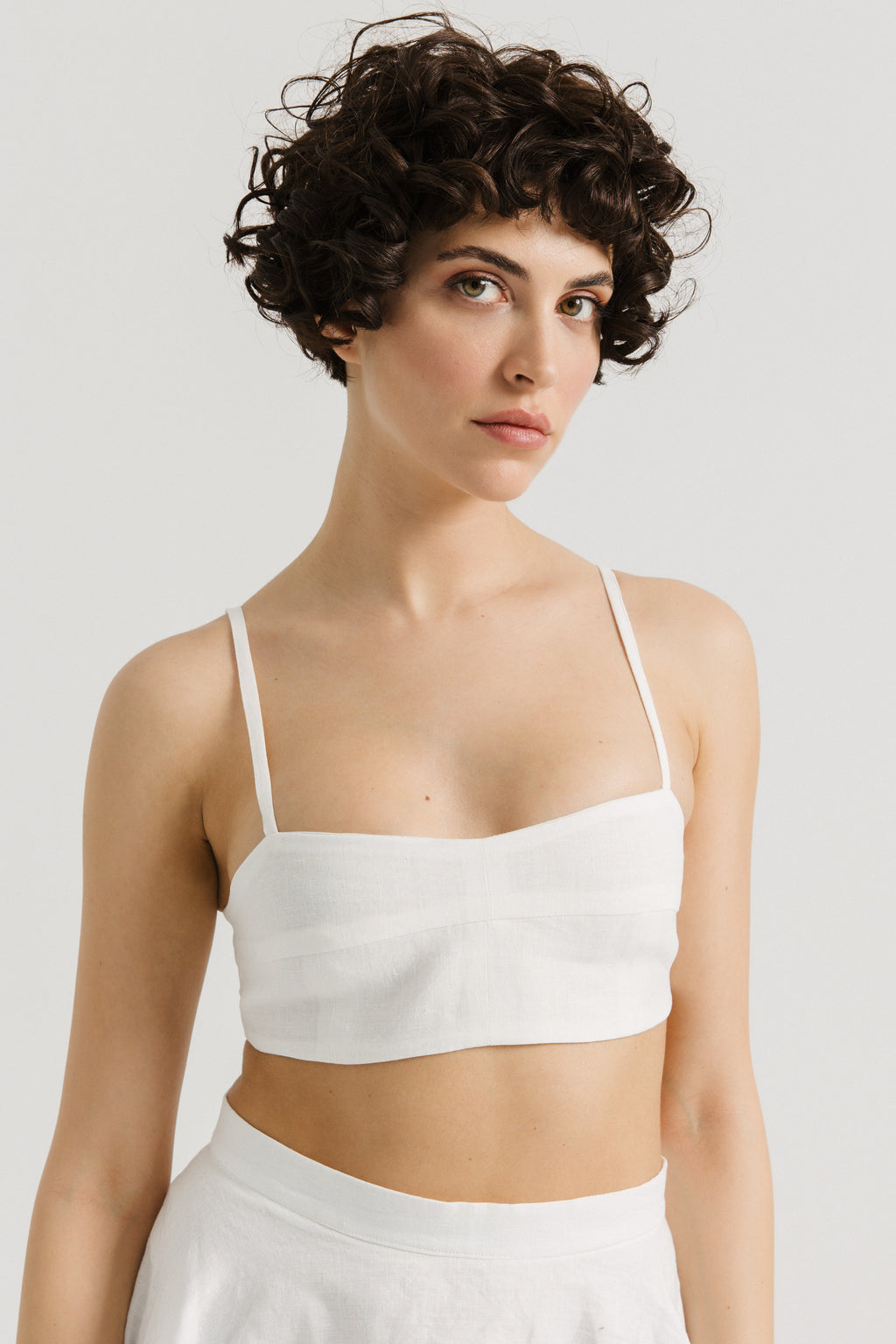 HAM FABRICS - Nova Crop Top en Lin