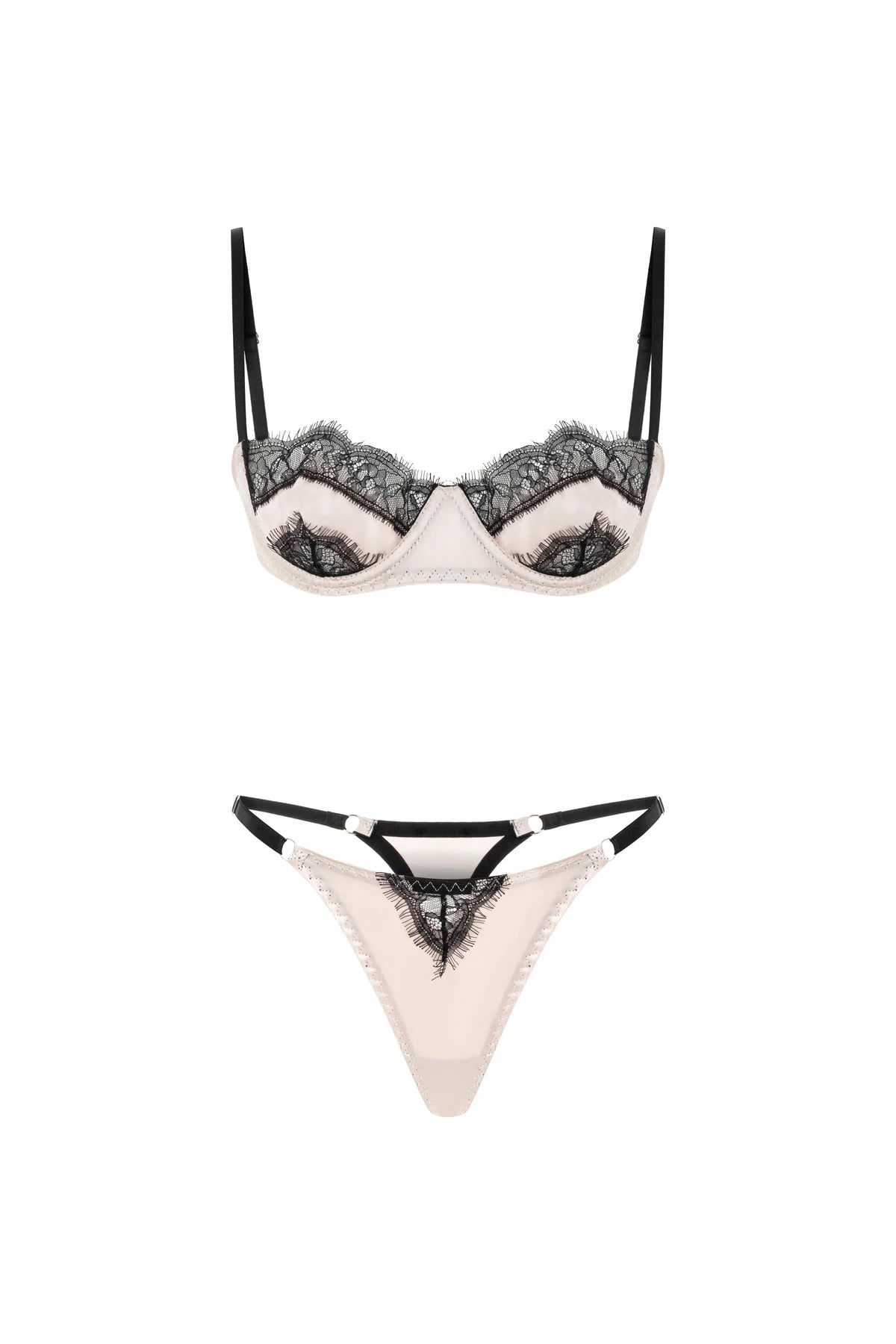 MERS SILK - Soutien gorge Powder