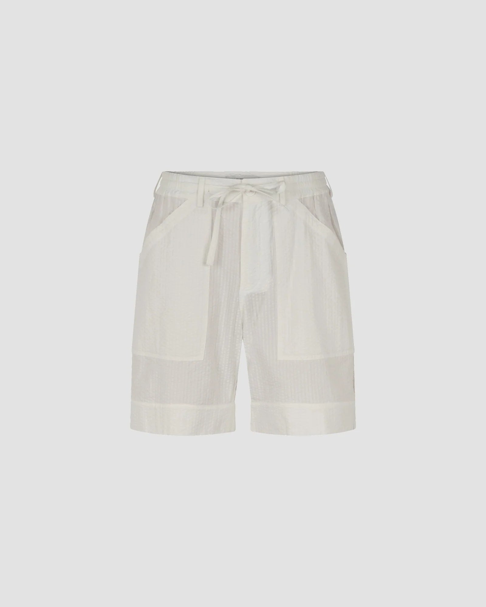 WAVE TEXTURE - Short Riviera - Blanc