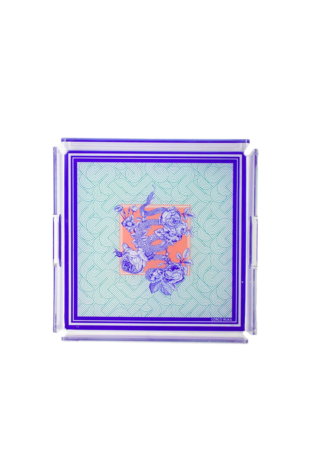 GORGO IRUKA - Plateau carré Rose de Méduse