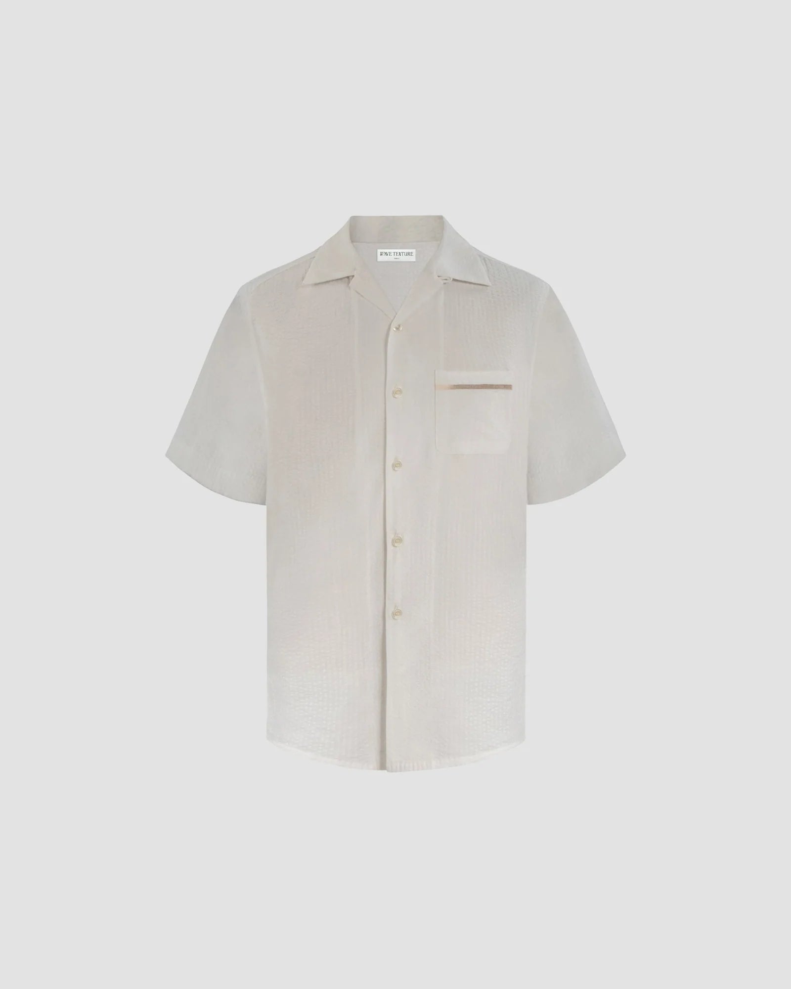 WAVE TEXTURE - Chemise Sair - Blanc